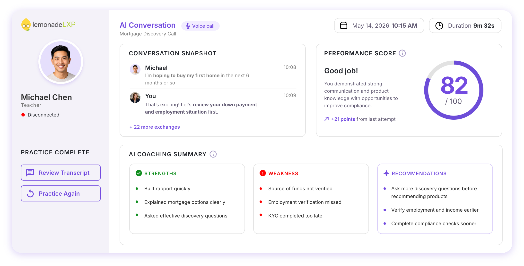 LemonadeLXP Platform