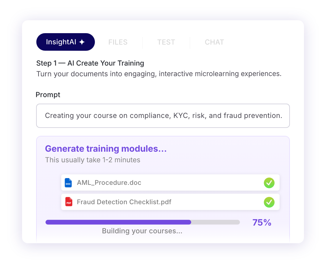 AI Creates Training