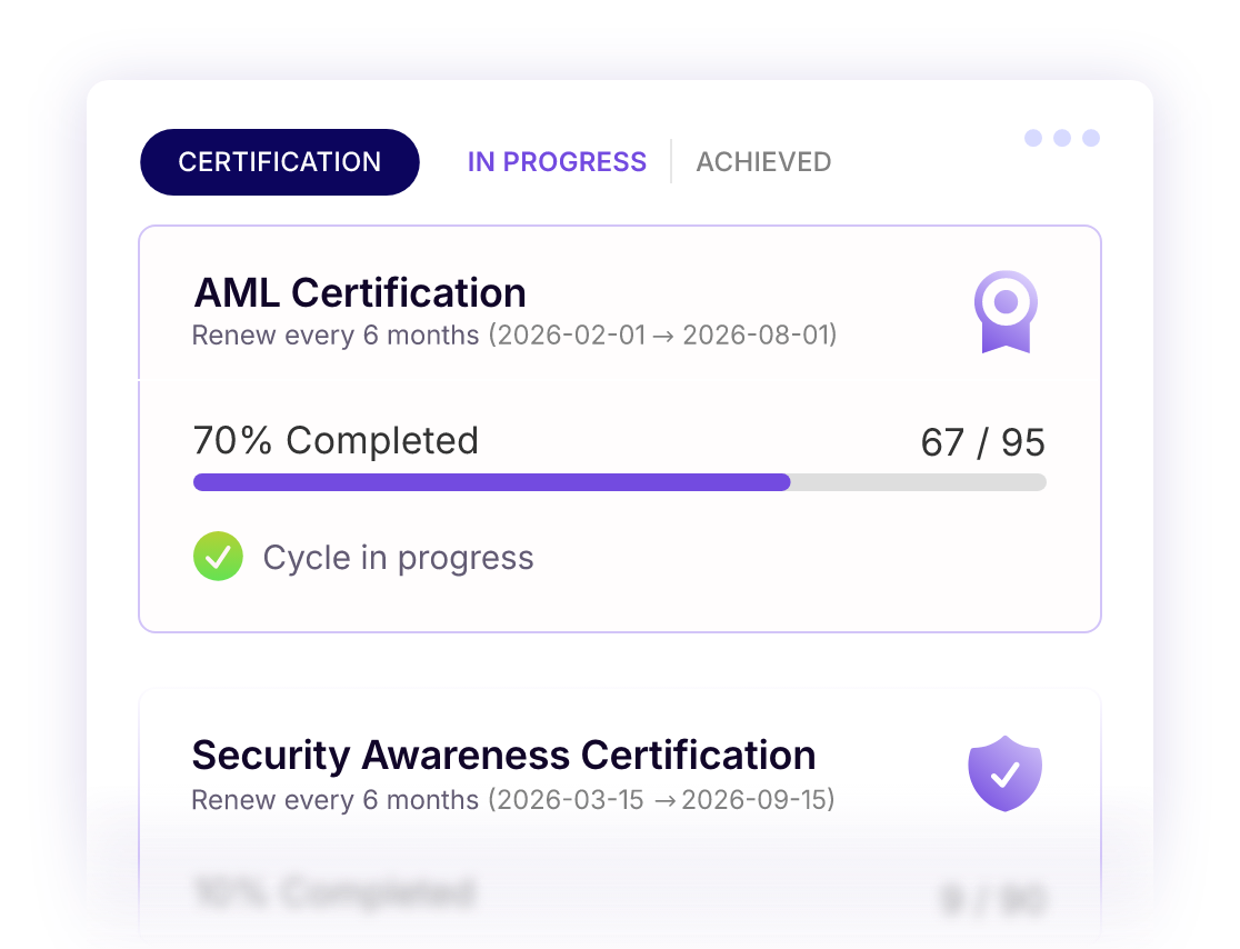 Compliance &amp; Certifications Automation
